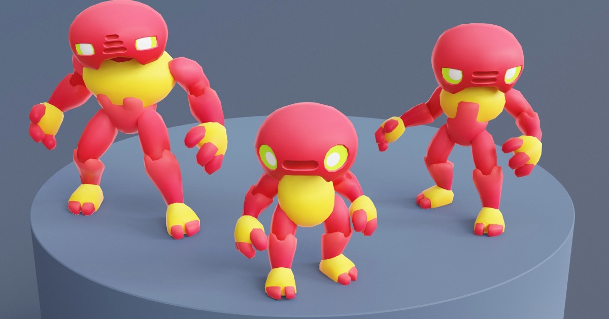 Robot Characters - Hathor | 3D Robots | Unity Asset Store