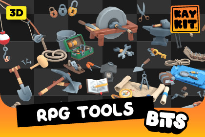 KayKit - RPG Tools Bits (for Unity)