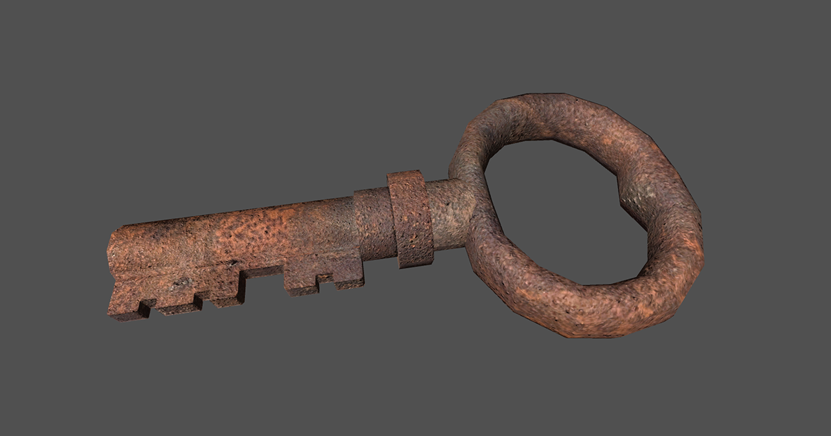Rust Key | 3D Props | Unity Asset Store