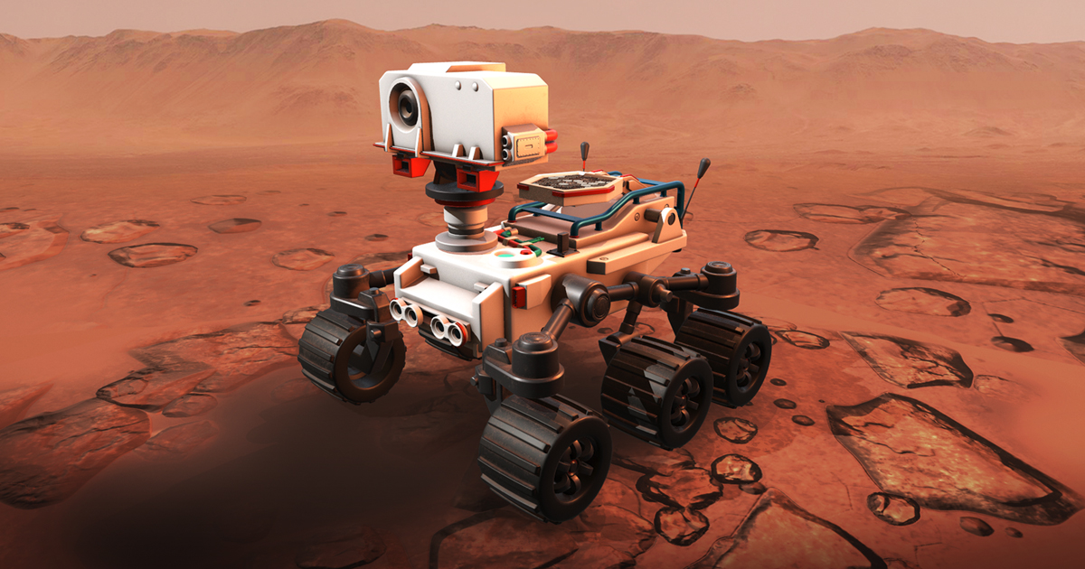Cartoon - Mars Rover | 3D Land | Unity Asset Store