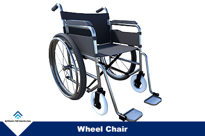 Wheel Chair 3D Model