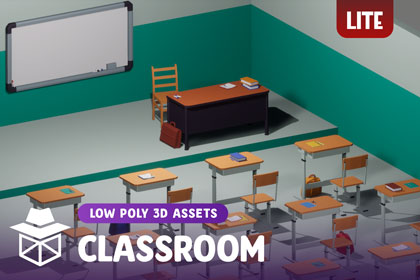 Low Poly Classroom - Lite