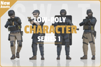 Low Poly Character Series 1 SWAT