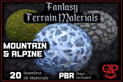 Fantasy Terrain Materials | Mountains & Alpine