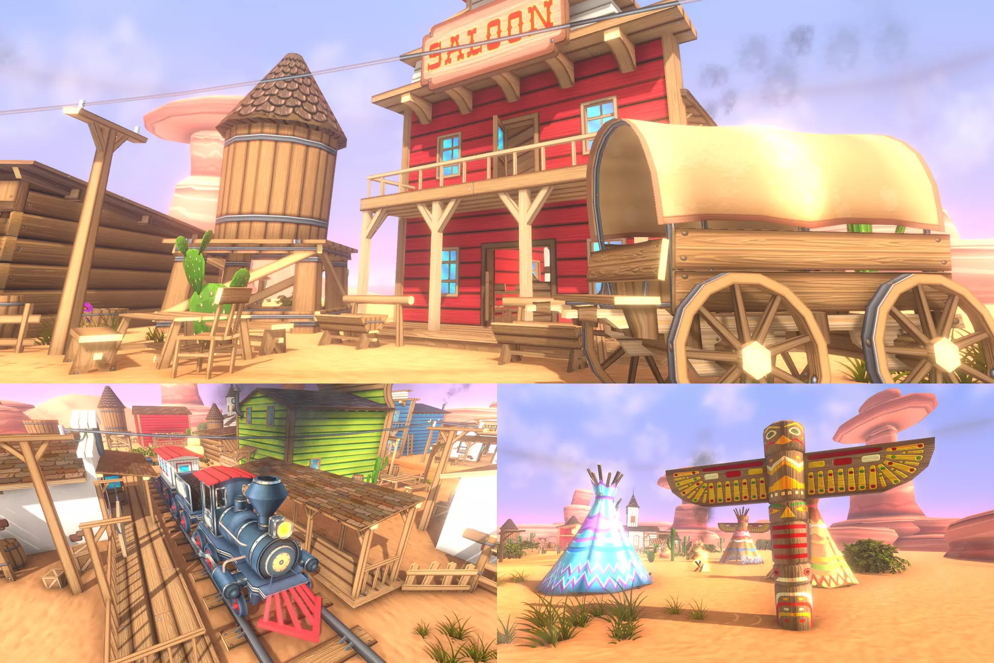 3D Cartoon Western Pack Vol.2