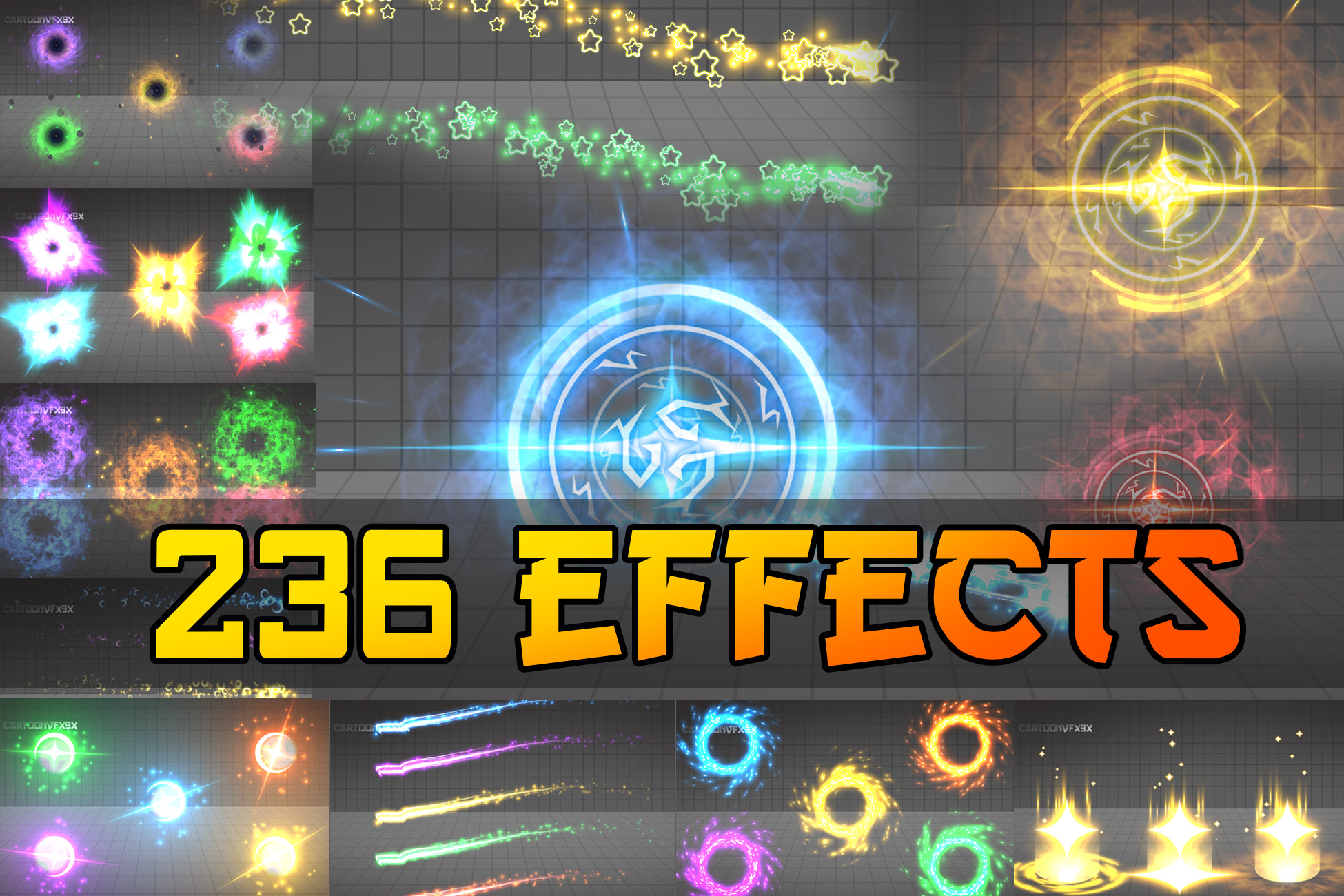 Unity Effects Package Effect Collection Megapack 10 | 불 & 폭발 | Unity Asset Store