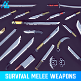 POLY - Survival Melee Weapons (SRP, URP, HDRP)