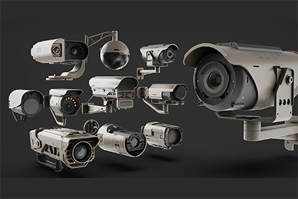 Sci-fi Security Camera