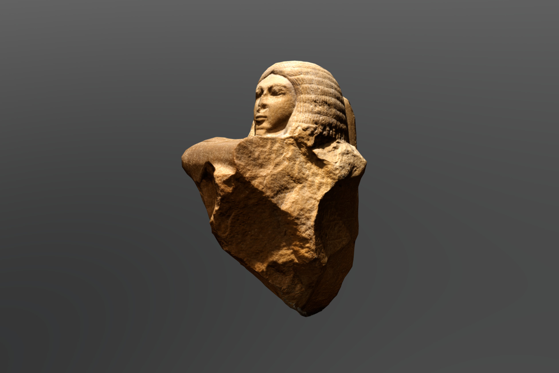 Egyptian Statue of a Male Figure