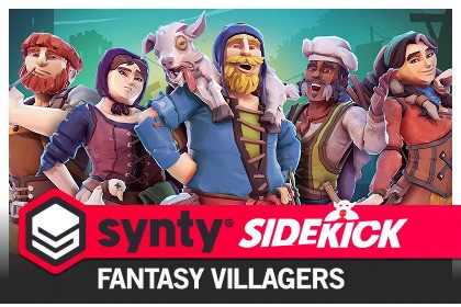 Fantasy Villagers – Sidekick Modular Characters by Synty