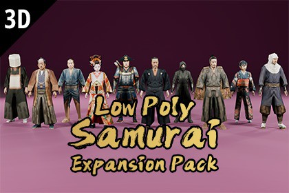 Low Poly Samurai Expansion Pack