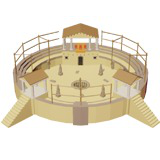 Low Poly Gladiator Arena