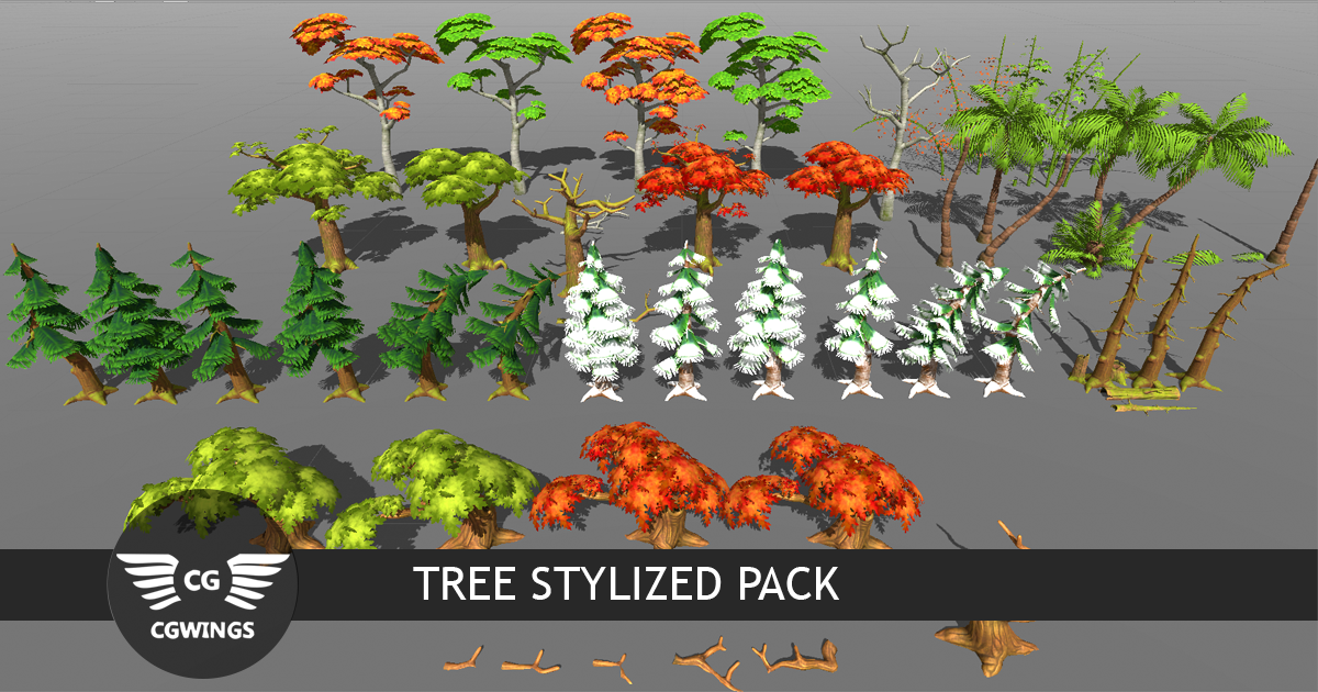 Tree Stylized Pack | 3D Environments | Unity Asset Store