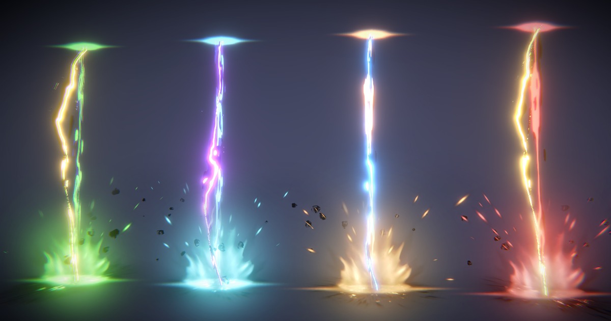 VFX Graph - Lightning Effects - Vol. 1 | VFX Particles | Unity Asset Store