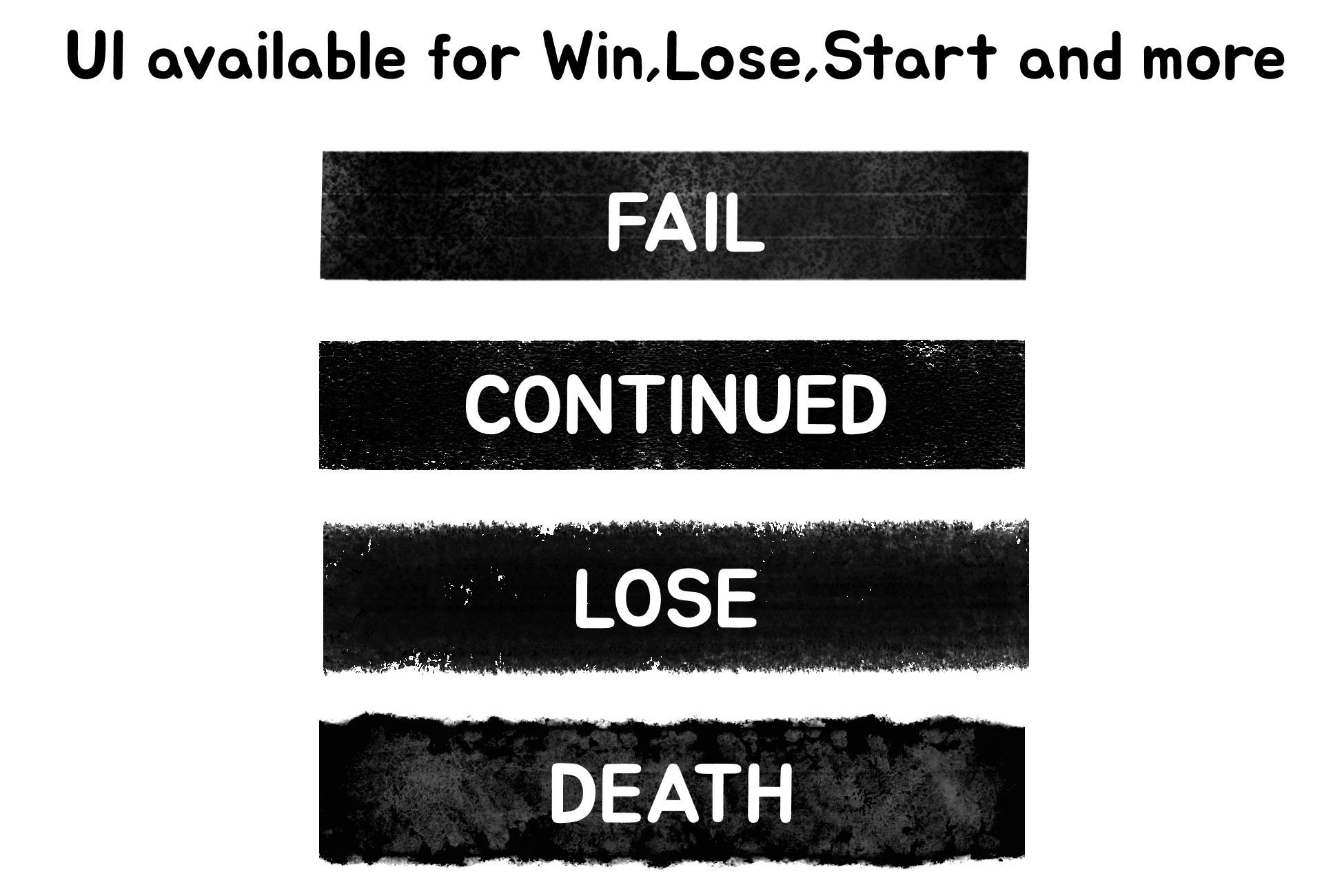 Classic End Labels | 2D GUI | Unity Asset Store