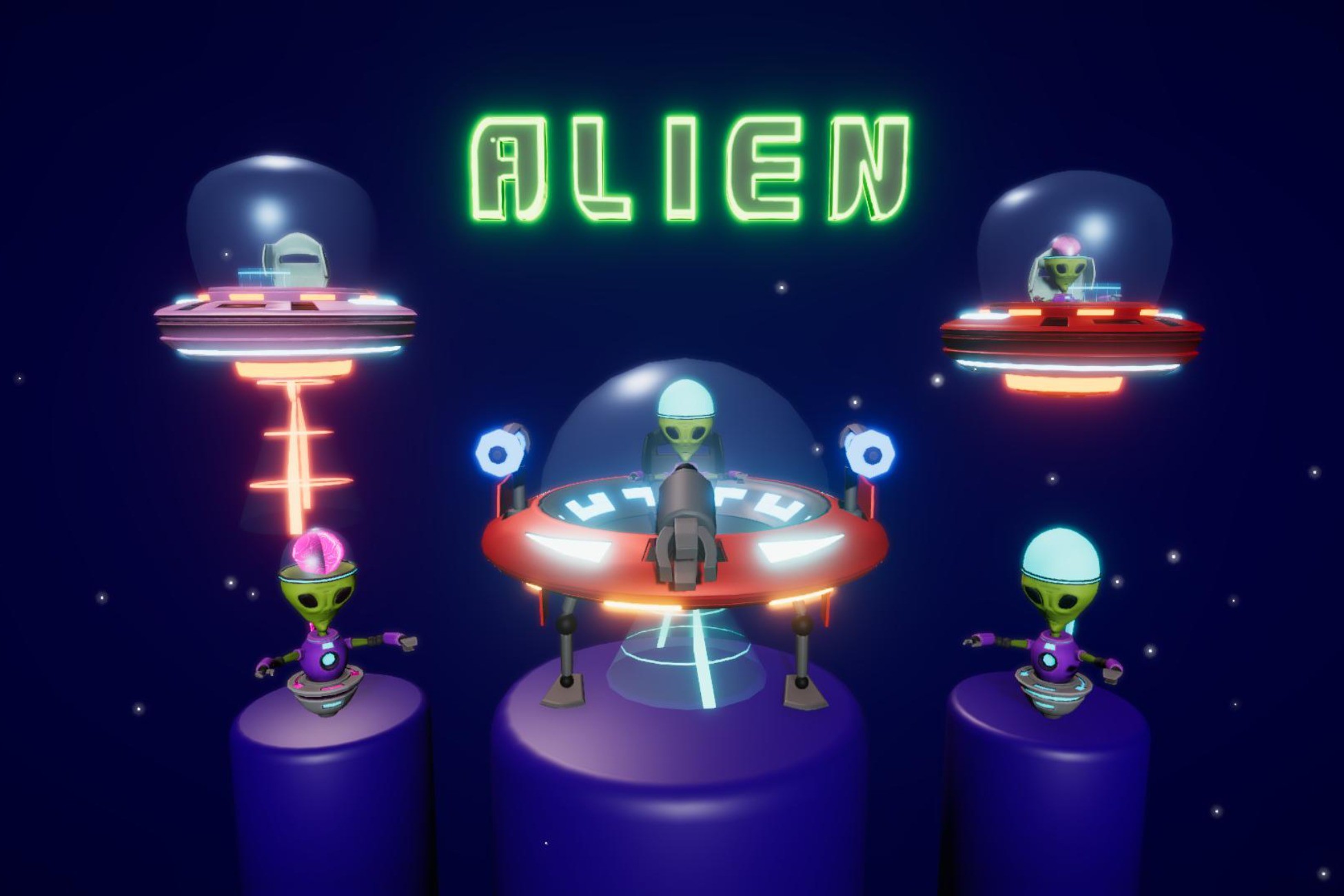 UFO and Alien | Characters | Unity Asset Store