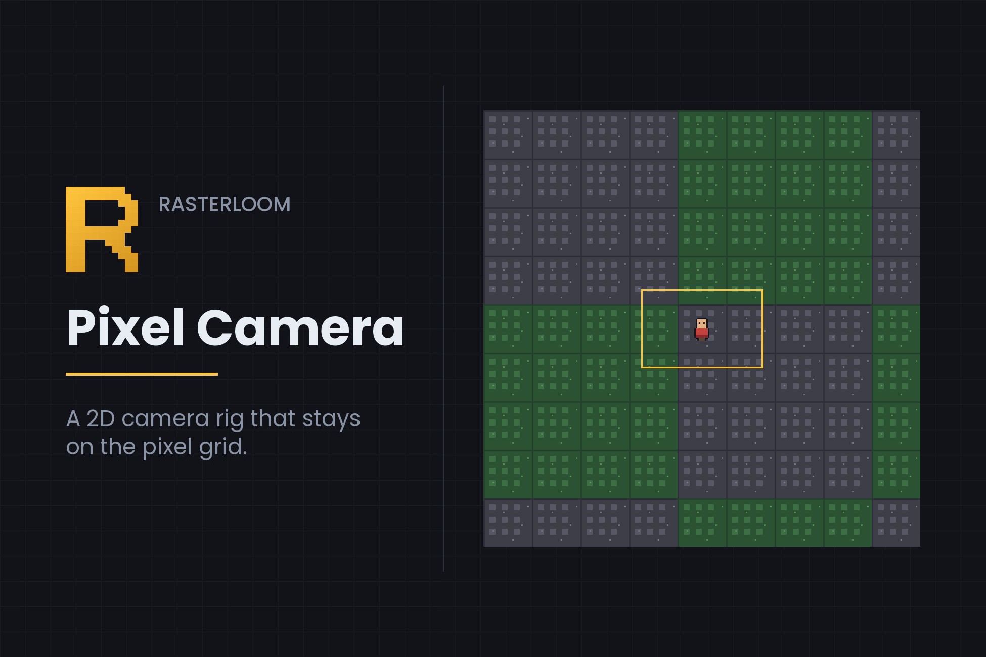 Pixel Camera - 2D rig that stays on the grid
