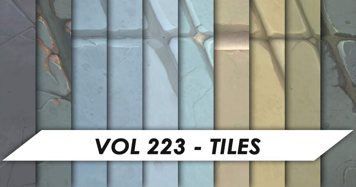 Stylized Textures - Vol 223 - Tiles | 2D Textures & Materials | Unity ...