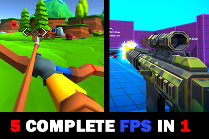 Ultimate FPS Mega Bundle – 5 Complete Game Templates