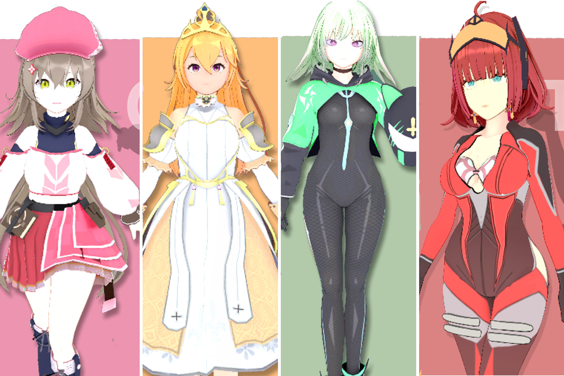 Anime Non- Combat Character Pack 1