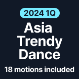 Asia Trendy Dance Challenge Mocap Pack [2024 1Q]