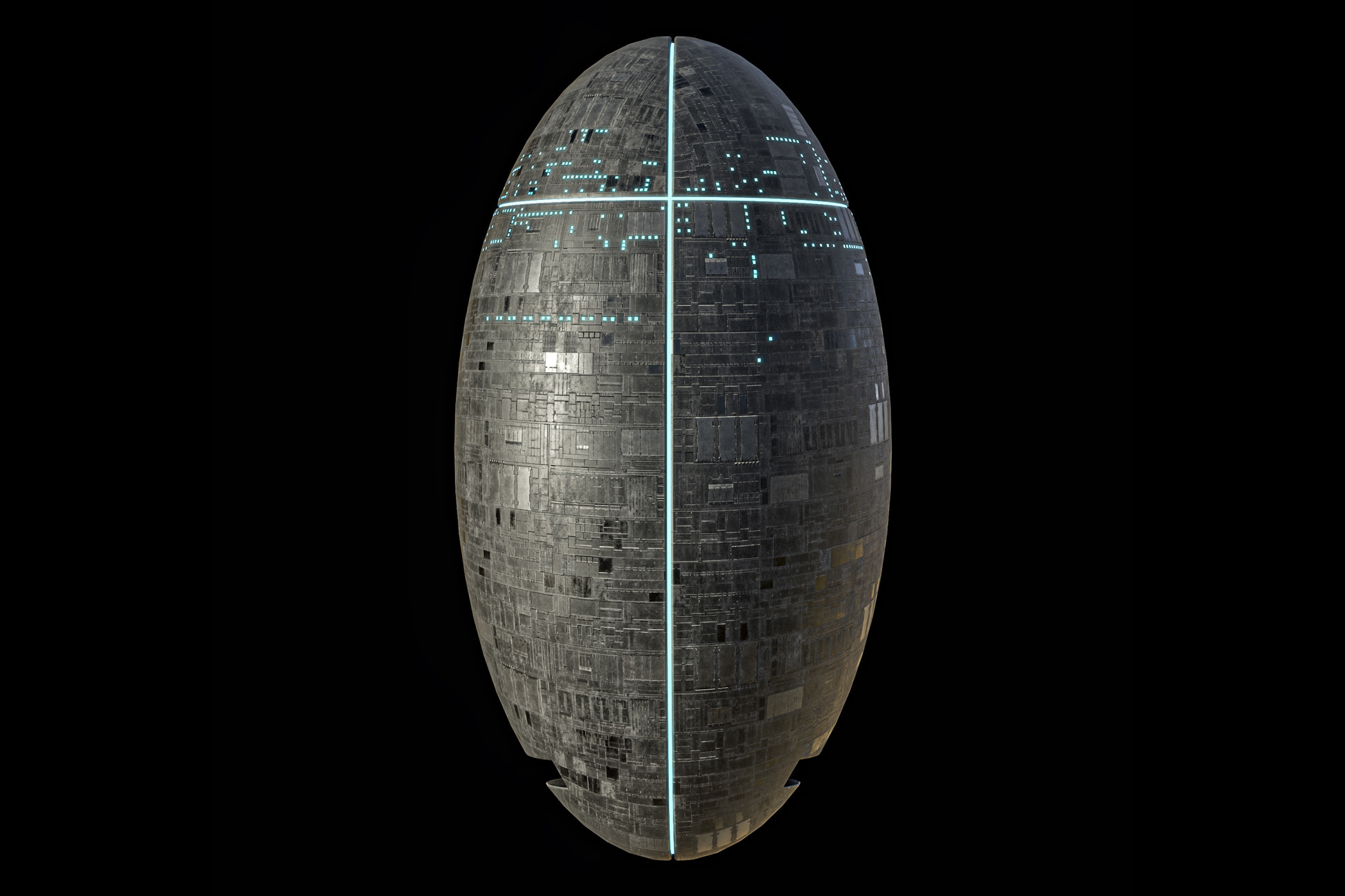 Space Station Oval Sphere | 3D Space | Unity Asset Store