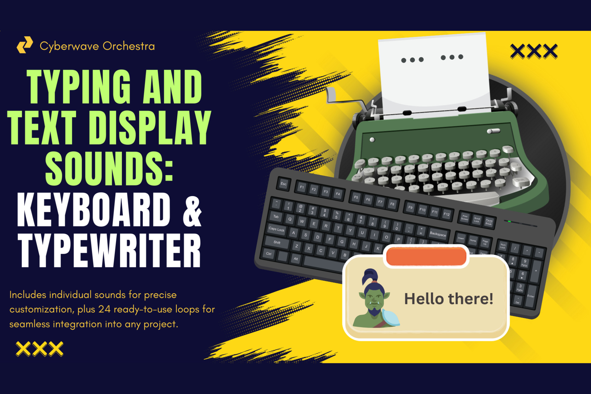 Aac Keyboard Unity Typing And Text Display Sounds - Keyboard & Typewriter | Audio Sound FX ...