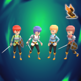 Stylized NPC - Knight Female