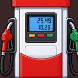 Gas Station Convenience Store Fuel Service Management Icons Pack