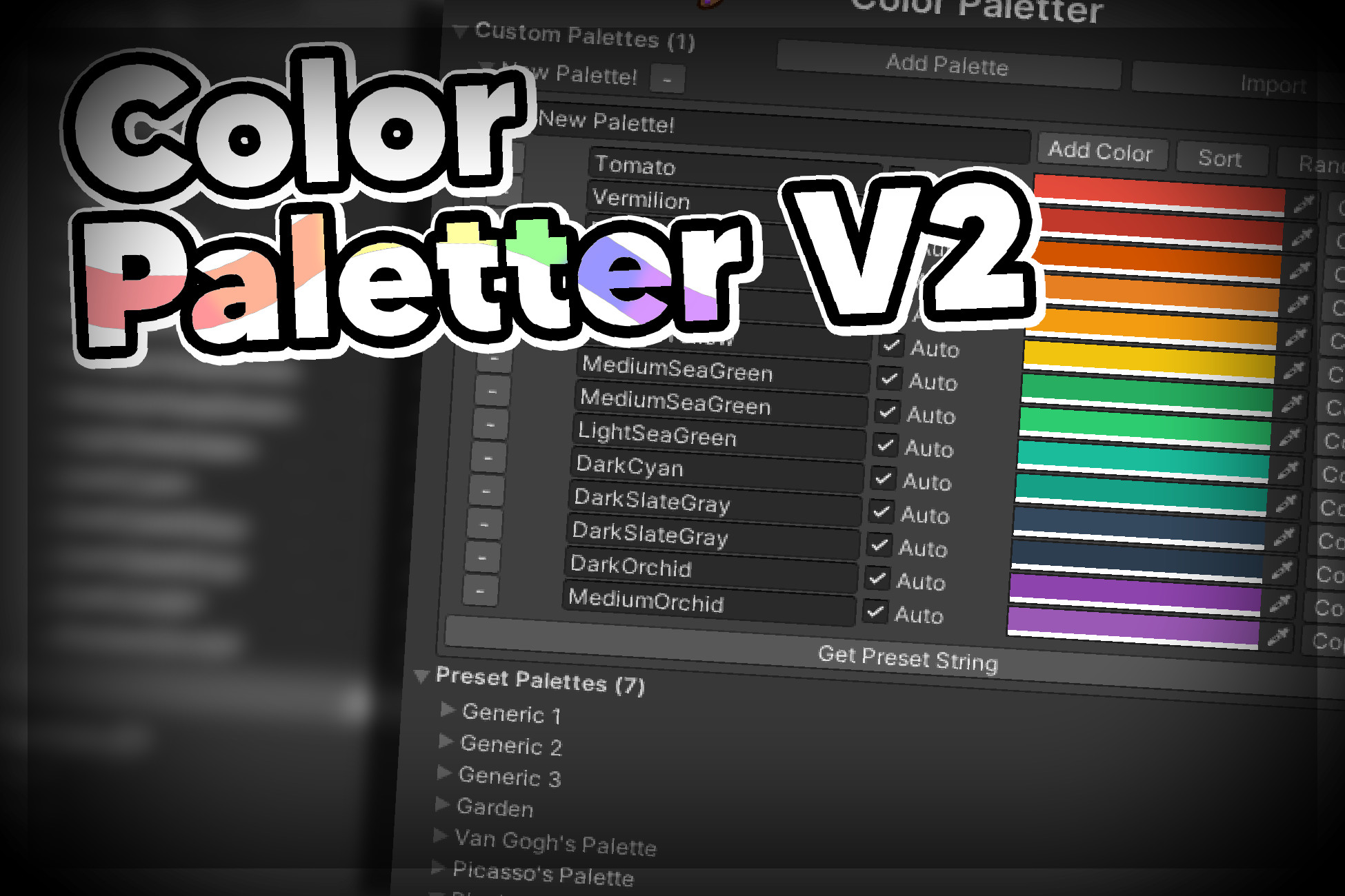 ColorPaletterV2 | Utilities Tools | Unity Asset Store