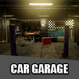 Car garage shop - Game environment