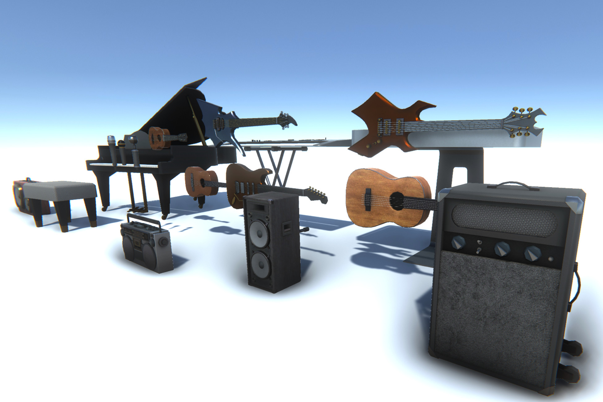 Instrument Set | 3D Props | Unity Asset Store