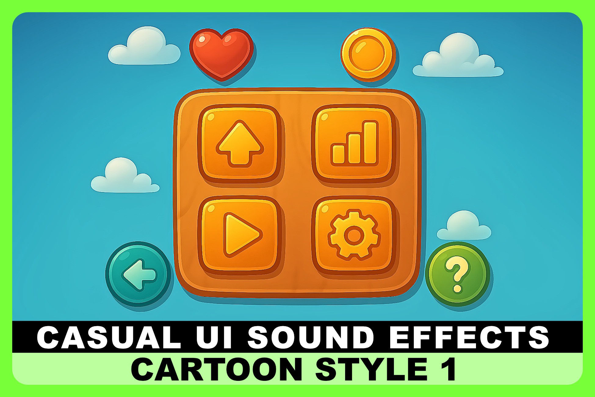 Casual Ui Sound Fx Cartoon Style 1 Audio Sound Fx Unity Asset Store