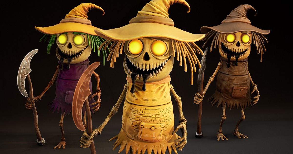 Stylized Scarecrow Character Pack | 3D Creatures | Unity Asset Store