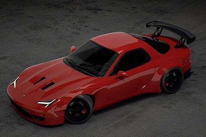 Realistic Mobile Car #34