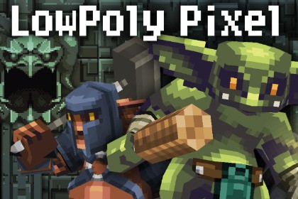 LowPoly Pixel Goblin