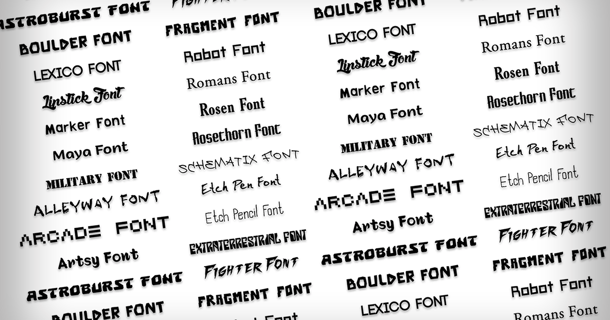 Thrill Fonts | 2D Fonts | Unity Asset Store