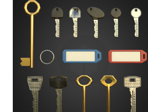 PBR Keys pack | 3D | Unity Asset Store