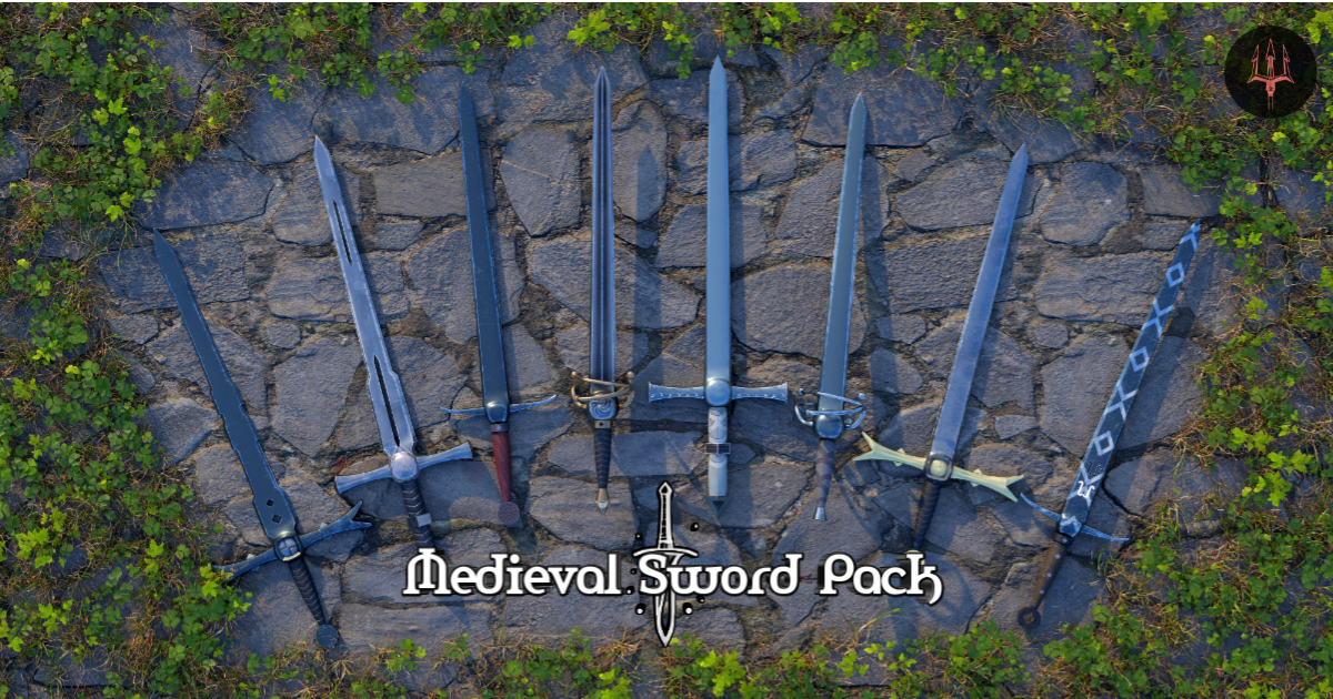 Unity Sword Medieval Sword Pack : Fantasy swords | 3D Weapons | Unity Asset Store
