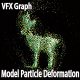 VFX Graph - Mesh Dissolve & Particle Deformation