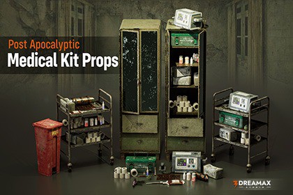 Post-Apocalyptic Medical Kit Props Vol-1