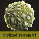 Stylized Terrain VOL 1 PBR Textures