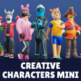 Creative Characters Mini - Low Poly Animated Pack