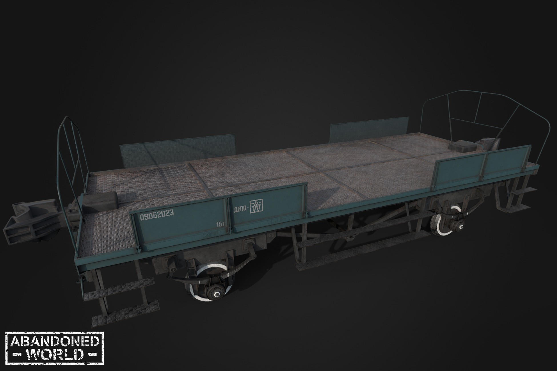 Railroad Platform | 3D Vehicles | Unity Asset Store