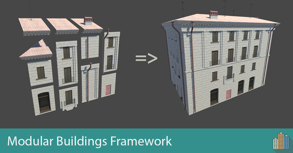 Modular Buildings Framework | Modeling | Unity Asset Store