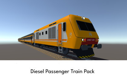 Diesel Passenger Train Pack
