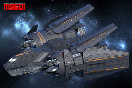 Spaceship Bulldog Heavy Fighter