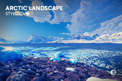 Arctic Landscape Stylized