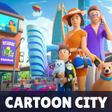 Cartoon City - Low Poly City 3D Models Pack
