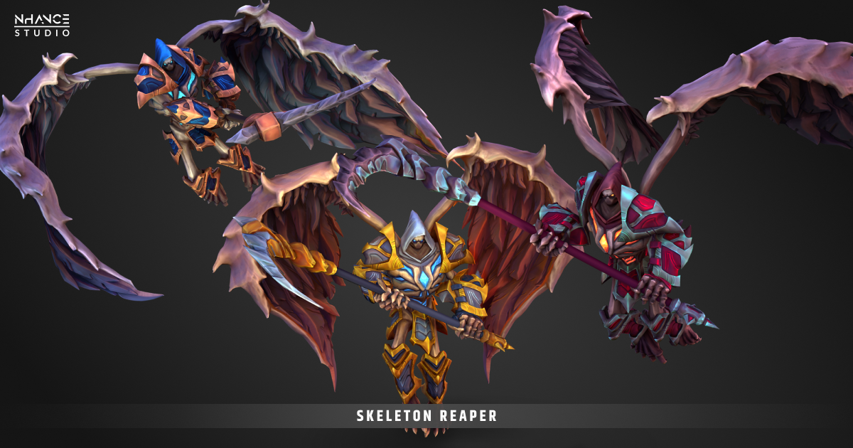 Unity Reaper Stylized Fantasy Skeleton Reaper | 3D キャラクター | Unity Asset Store